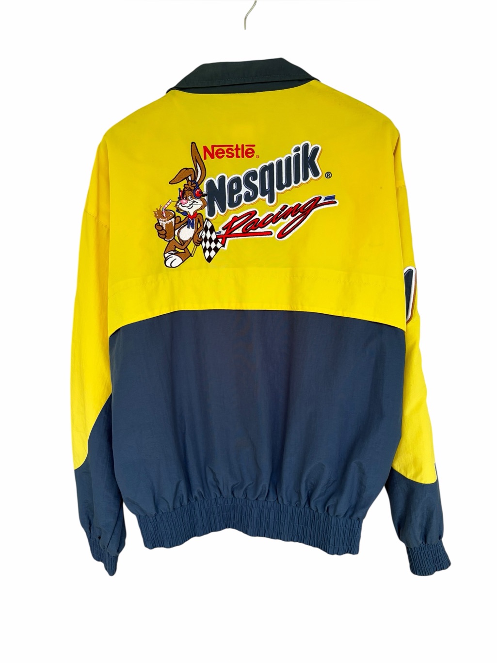 Vintage Bulldawg Racing Apparel Nascar Nesquik Jacket Scott Riggs #10